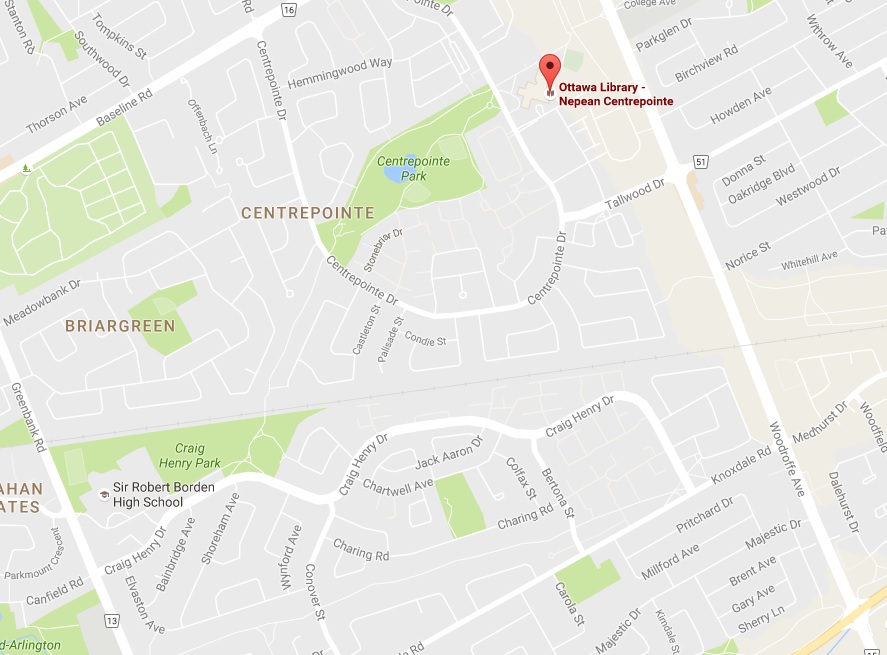 Centrepointe-CraigHenry Map