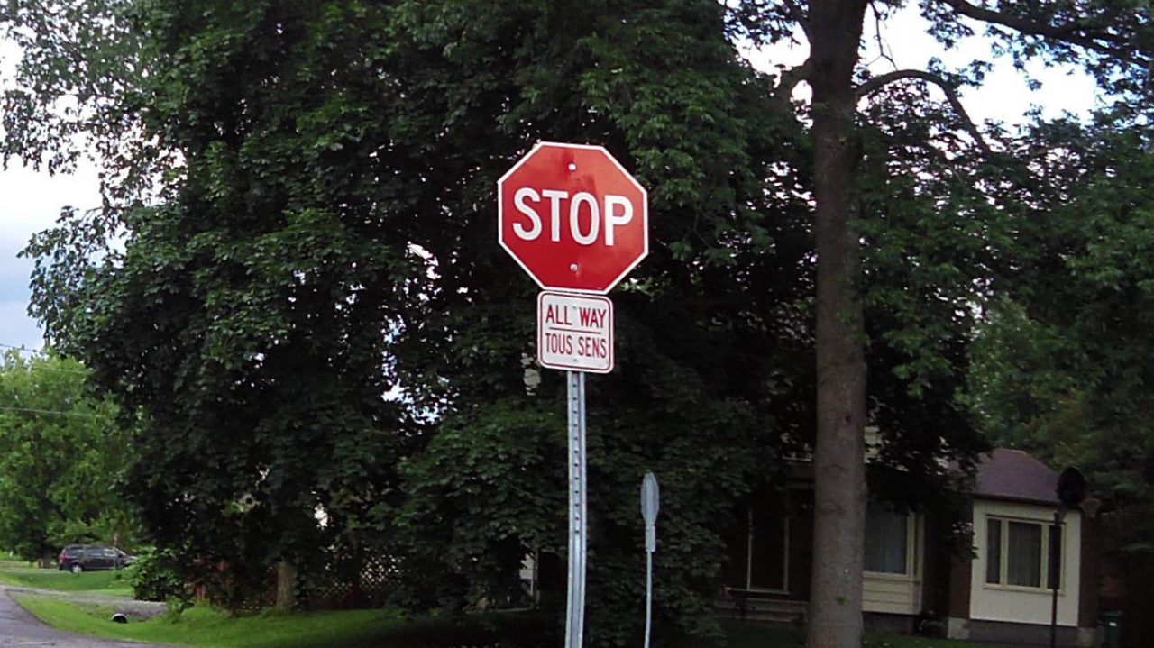 stop sign