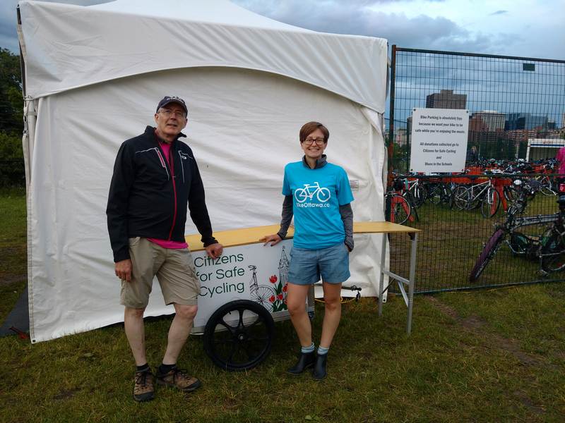 Bluesfest Bike Parking Ottawa light 08