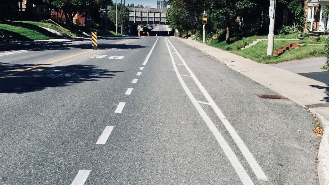 Holland Ave bike lane