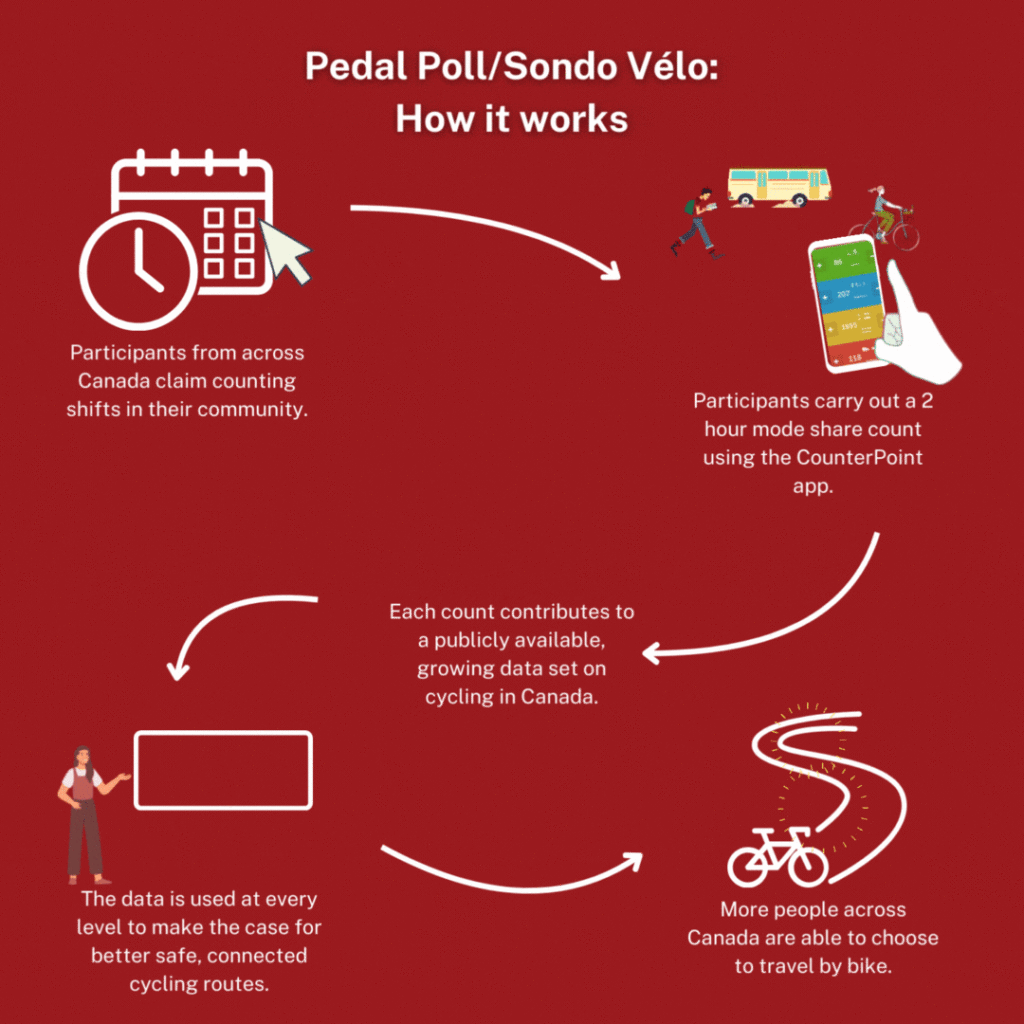 Poster of how Pedal Poll works