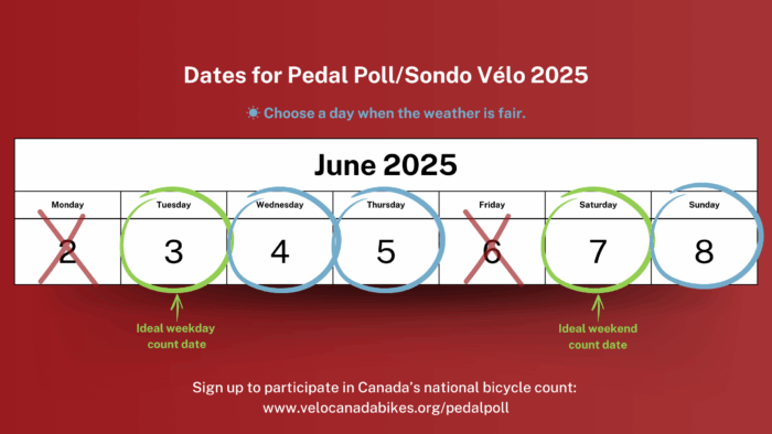 Image of Pedal Poll count dates