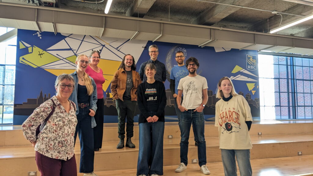 The new board of Bike Ottawa, including continuing members and newly elected ones.